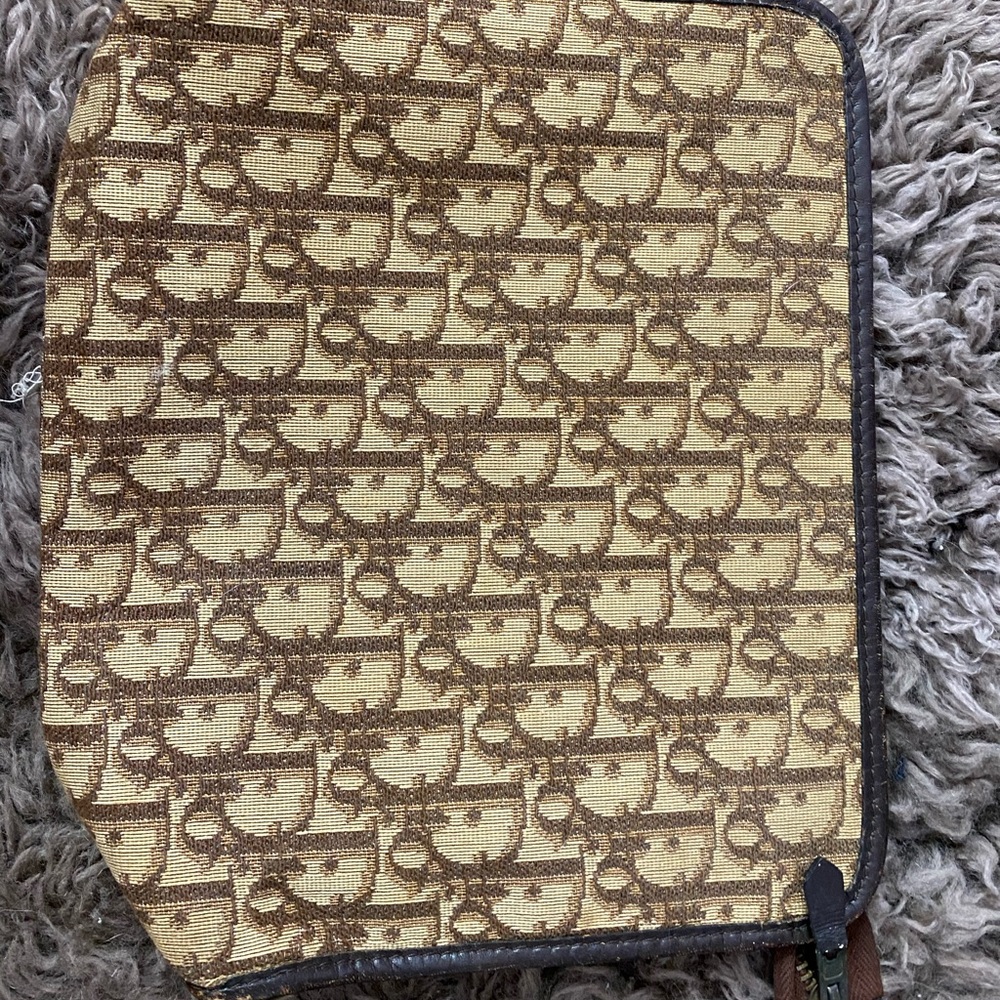 Vintage Christian Dior zippered pouch